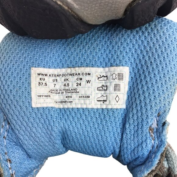 Keen Voyageur Low Top Womens 7 Waterproof Lace Leather Mesh Hiking Shoes - Picture 10 of 11